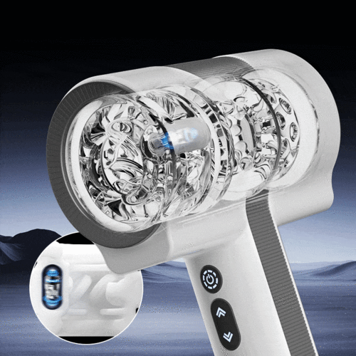 JFtoys Automatic 5 Telescopic Rotation 7 Vibrations to Voyeurism Masturbator