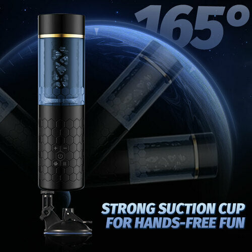 STORM CUP 10 Thrusting Spinning Masturbator with Suction Cup Male Masturbator