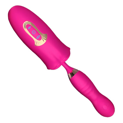 2 In 1 Bite Suction Vibrators For Women Clitoris Sucking Stimulator Vagina G Spot Insert Dildo Vibrators Adults Sex Toy Massager