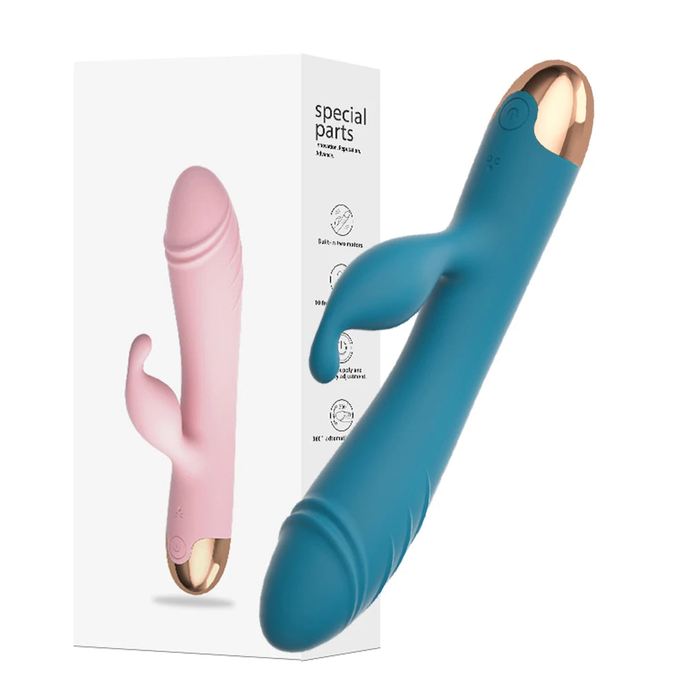 360° Rotating G Spot Vibrator For Women Dual Vibration  Dildo Female Vagina Clitoris Massager Sex Toys For Women Adult Toys