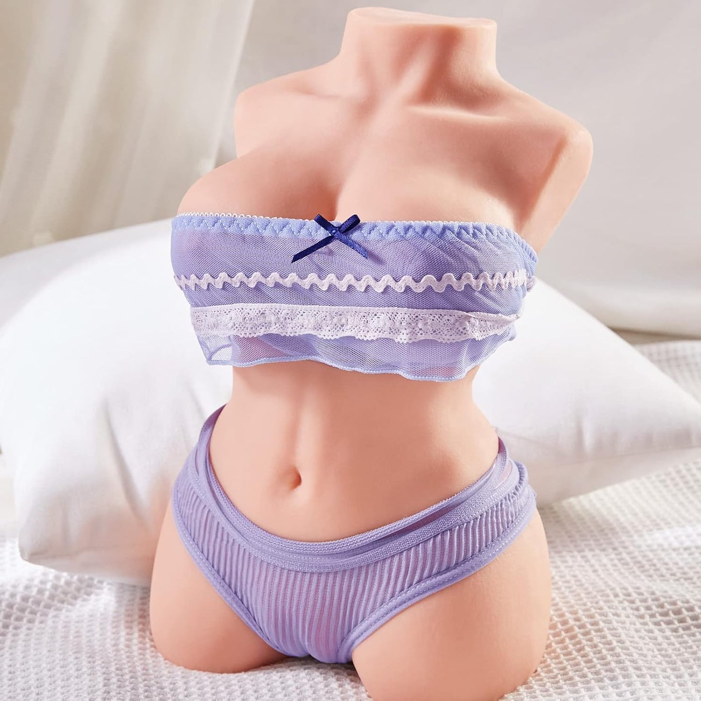 11LB Male Masturbator Sex Doll with Torso and Big Boob, Male Sex Toy for Vagina Anal Breast Play, Pussy Ass Masturbator Toys Realistic Adult Sex Dolls for Men Pleasure