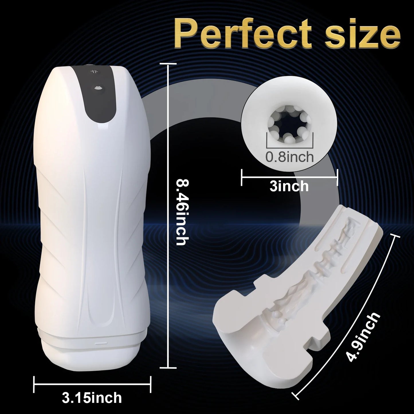 Automatic Male Masturbation Cup Sucking Vibration Penis Oral Machine Suction Blowjob Masturbator Real Vagina Vacuum Sex Toys