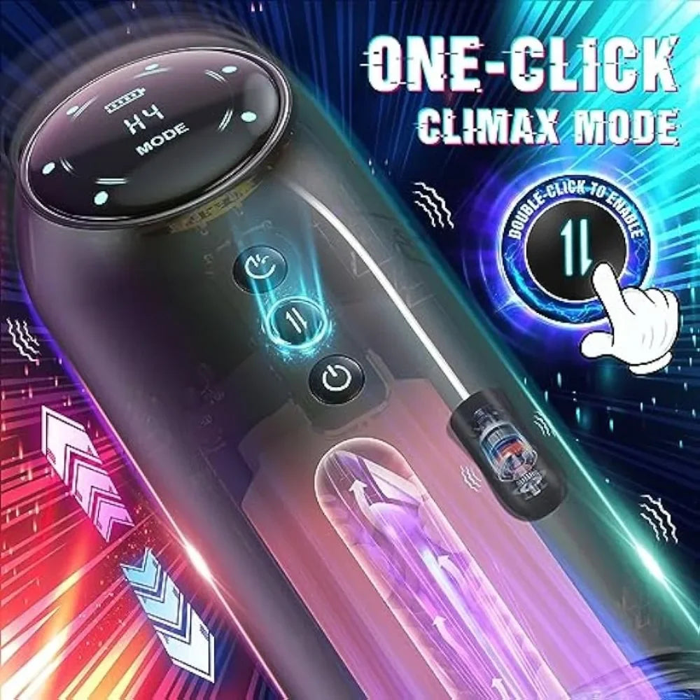 Automatic Male Masturbator Cup 4 Sucking 10 Vibrating Electric Stroker Heating Blowjob Masturbador Sex Machine Sex Toy for Man