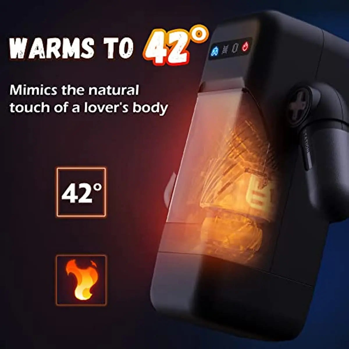 Automatic Male Masturbator Cup With Heating Thrusting & Vibration Modes Silicone Vagina Blowjob for Men Masturbation Sex Toys