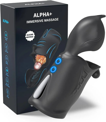 Automatic Sucking Male Masturbation Cup Rechargeable Pulse Massage Penis Calciner Vibrator Simulates Vaginal Sex Toy for Men