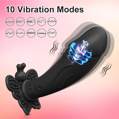 Bullet Dildo Vibrator for Women Butt Plug Beginner Mini Vibrating Anal Plug Sex Toy for Women Men Gay Prostate Massager