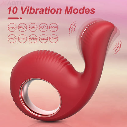 G-Spot Finger Vibrator for Women Nipple Vagina Massager Clit Clitoris Stimulator Female Erotic Goods Sex Toys Adult Supplies