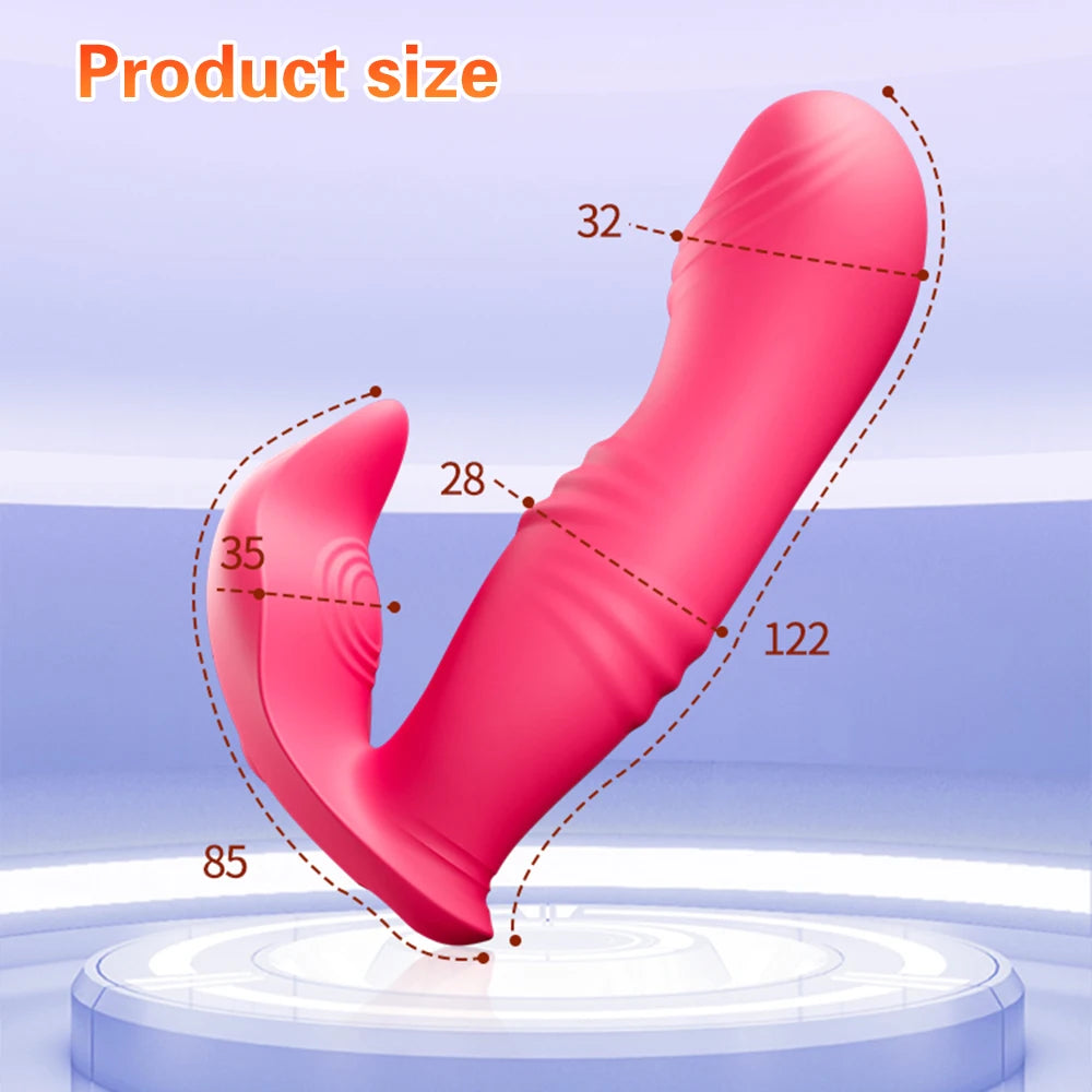 Inflatable Jumping Egg Vibrator for Women Remote Control Dildo G Spot Massager Wear Vibrating Egg Female Sex Toys for Adults 18