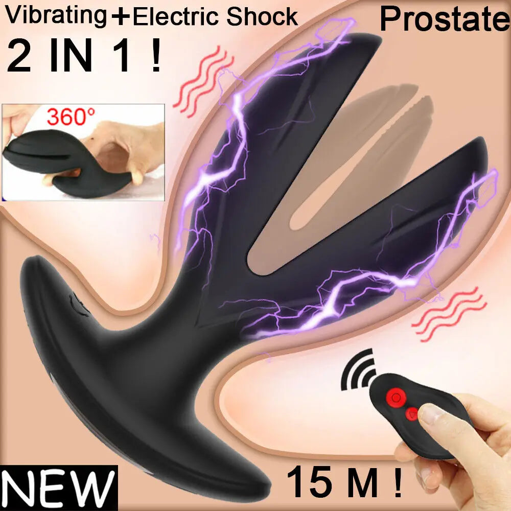 Male Prostate Massager Anal Butt Plug Dildo Anus Vibrator Adult Sex Toys For Men