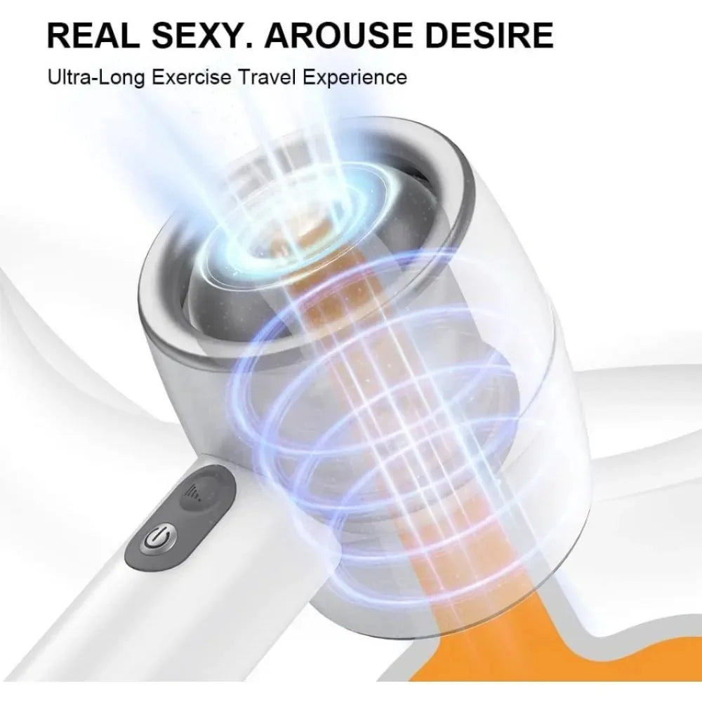 Masturbator for Men Automatic Telescopic Blowjob Oral Pussy Stimulator Male Masturbator Cup Penis Massager Trainer Adult Sex Toy