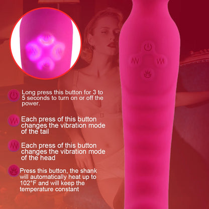 Powerful AV Magic Wand Dildo Vibrator for Women Clitoris Stimulator Erotic Toys G Spot Vagina Massager Adult Sex Toys for Female