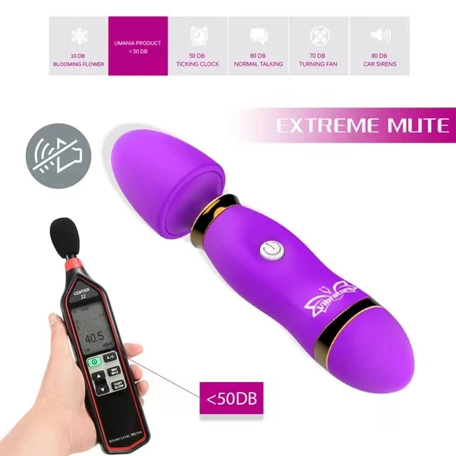 Powerful Dildos Vibrator Dual motor silicone large size Wand G Spot Massager Sex Toy For Couple Clitoris Stimulator for Adults