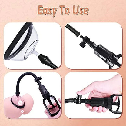 Sex Toys for Men Women Masturbator Enlargement Delay Lasting Trainer Massager Ring Penis Pump Extender Vacuum Pump Penis