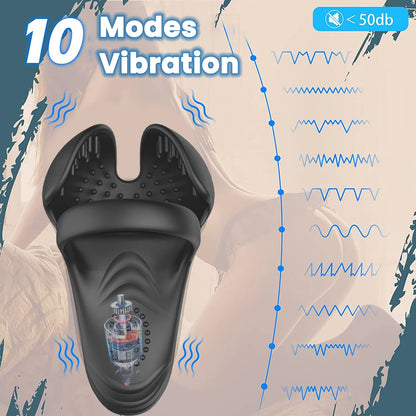 Sexy Toys 3 in 1 Vibrator Penis Perineum on for Men Silicone Cock Rings Testicle Trainer Scrotum Stimulator Massager Cockring