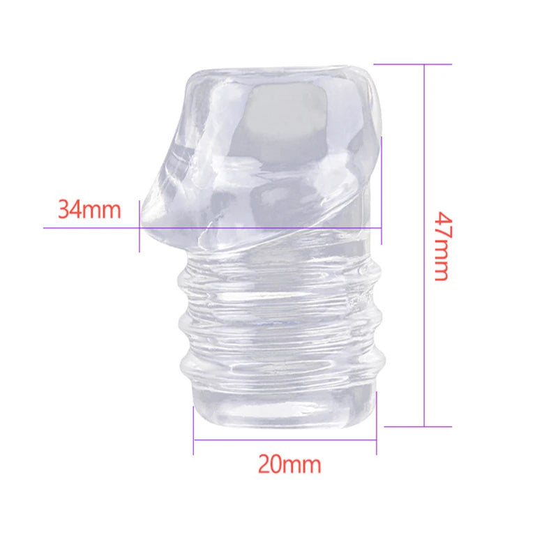 Silicone Penis Ring Penis Extender Sleeve Delay Ejaculation Cover Dotted Condoms Spike Cock Ring Erection Erotic Sex Toy For Men