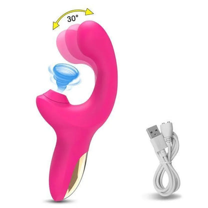 Sucking Vibrator Clitoral G Spot Stimulation Adult Sex Toys for Women Vibrating Finger Massager with Suction Vibration