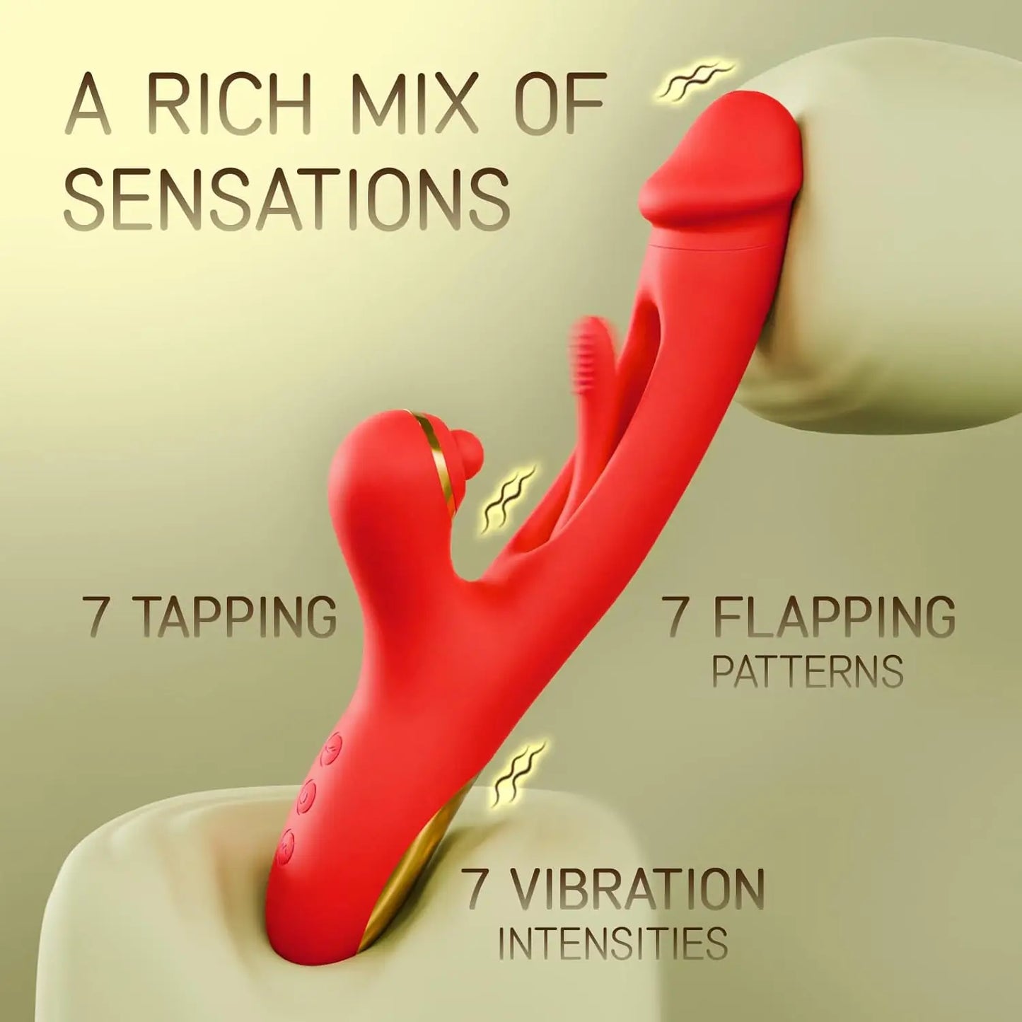 Tapping Flapping Vibrator for Women Clitoris Clit Sucker Stimulator Powerful Sex Toy Woman Female Rabbit Sucking Vibrators