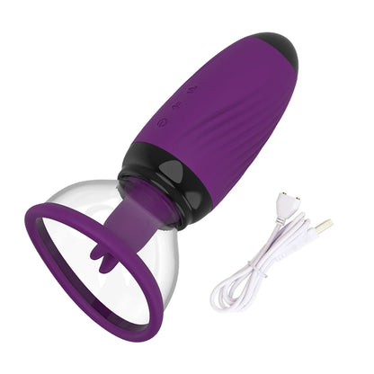 Tongue Vibrators for Women Clitoris Stimulation Sucking Vibrator Nipple Sucker Massage Female Masturbator Sex Toys for Adult 18