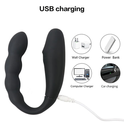 Wireless Control U-shaped Dildo Vibrators Female Masturbator Sex Toys G Spot Vagina Clit Anal Massage Double Headed Vibrators