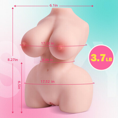 jftoys 10 Vibrating Built-in Torso Realistic Sex Doll 3.7 Lb